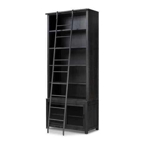 Admont Bookcase And Ladder - Kings Fine Art & Decor