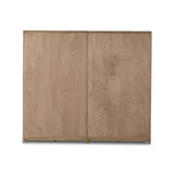 Millie Panel And Glass Door Double Cabinet - Kings Fine Art & Decor