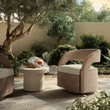 Hawkins Outdoor Swivel Chair - Kings Fine Art & Decor