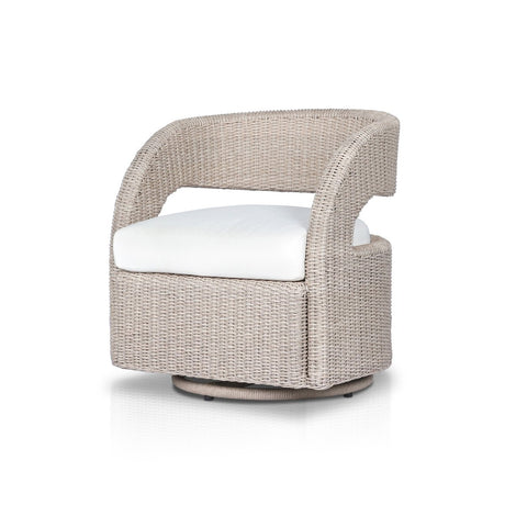 Hawkins Outdoor Swivel Chair - Kings Fine Art & Decor