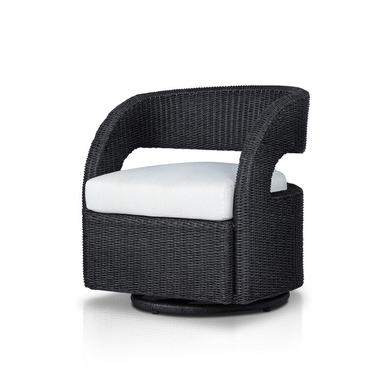 Hawkins Outdoor Swivel Chair - Kings Fine Art & Decor