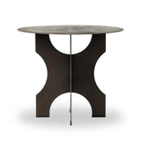 Round Side Table In Solid Iron - Kings Fine Art & Decor