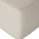 Delray Slipcover Ottoman - Kings Fine Art & Decor