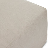 Delray Slipcover Ottoman - Kings Fine Art & Decor