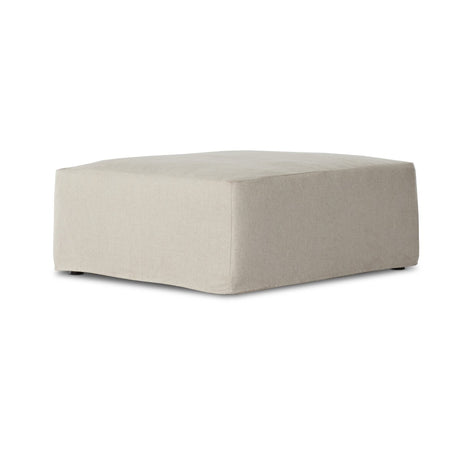 Delray Slipcover Ottoman - Kings Fine Art & Decor