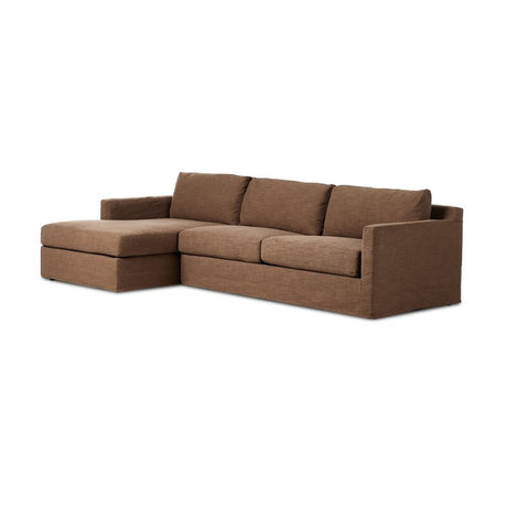 Hampton 2-Piece Slipcover Sectional - Kings Fine Art & Decor