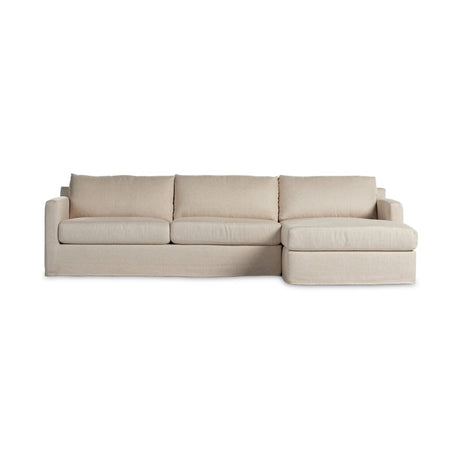 Hampton 2-Piece Slipcover Sectional - Kings Fine Art & Decor