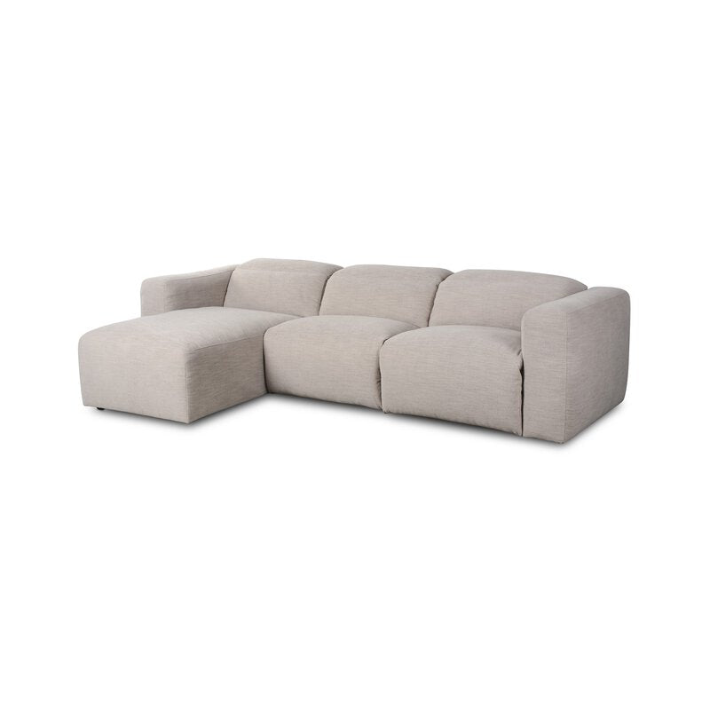 Radley Power Recliner 3-Piece Sectional W/ Chaise - Kings Fine Art & Decor