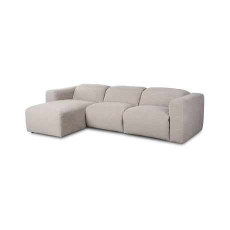 Radley Power Recliner 3-Piece Sectional W/ Chaise - Kings Fine Art & Decor