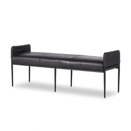 Brickel Backless Bench - Kings Fine Art & Decor