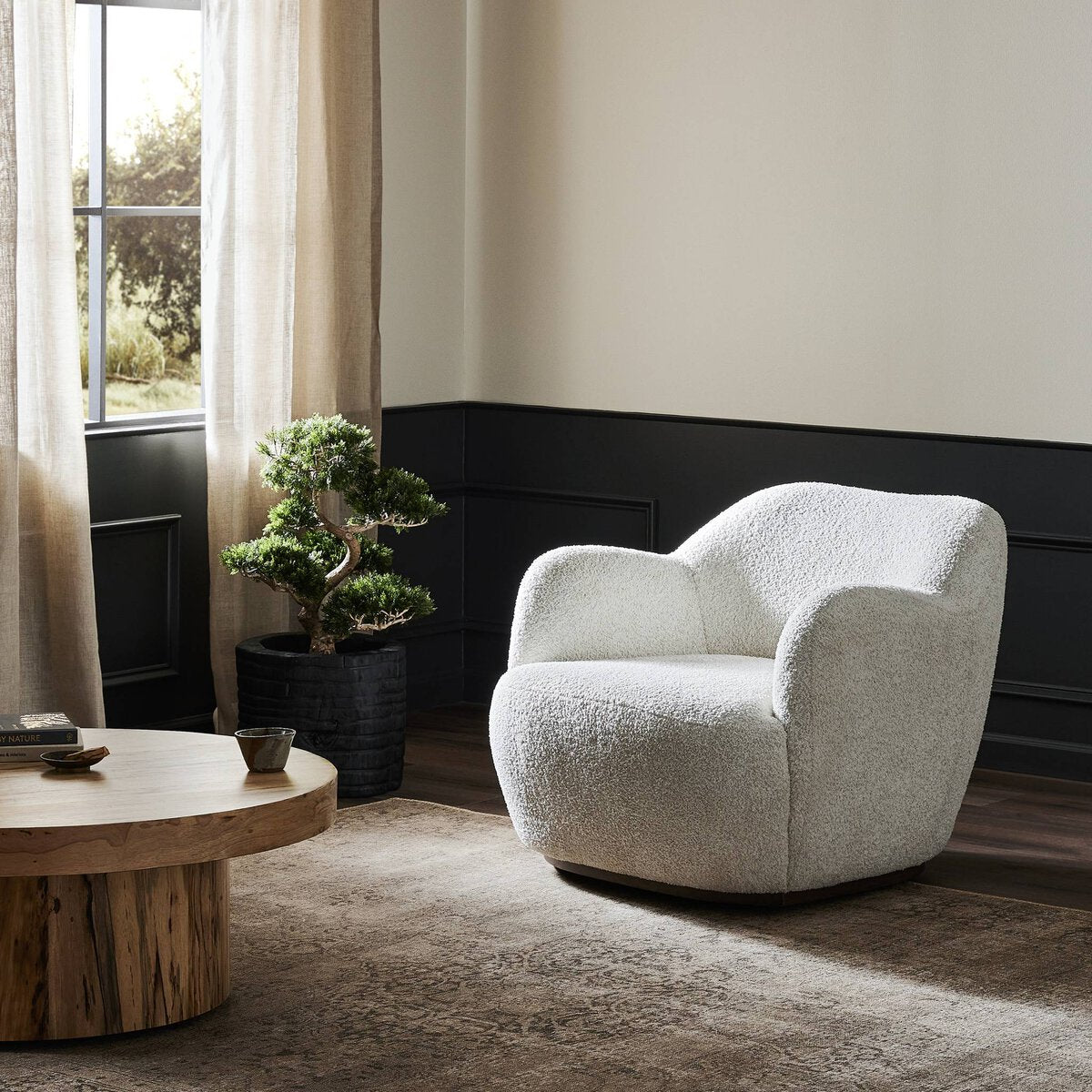 Julius Swivel Chair - Kings Fine Art & Decor