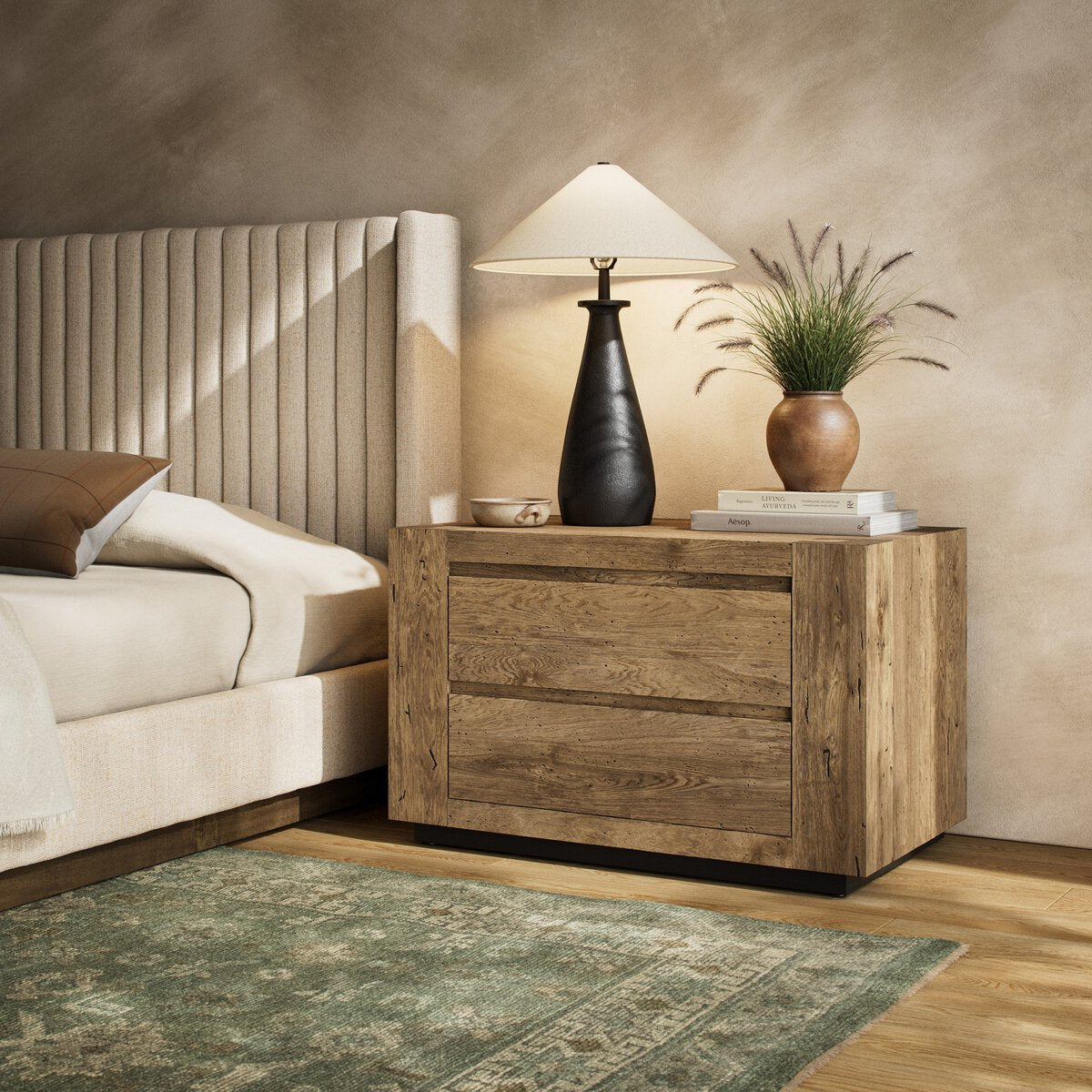 Abaso Nightstand - Kings Fine Art & Decor