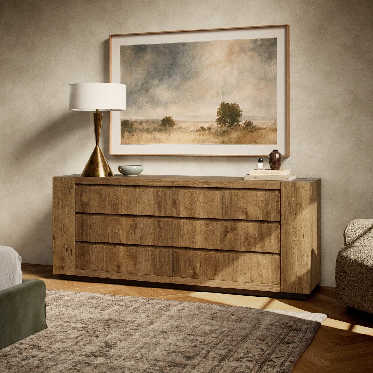 Abaso 6-Drawer Dresser - Kings Fine Art & Decor