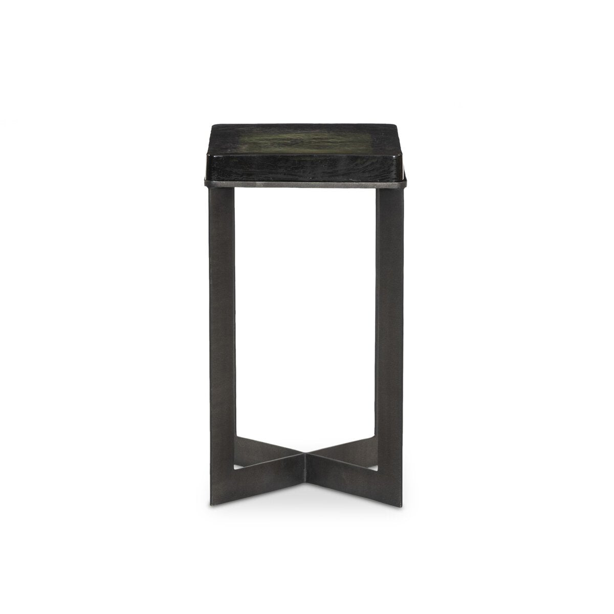 Lennie Cast Glass End Table - Kings Fine Art & Decor