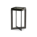 Lennie Cast Glass End Table - Kings Fine Art & Decor