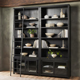 Admont Double Bookcase With Ladder - Kings Fine Art & Decor