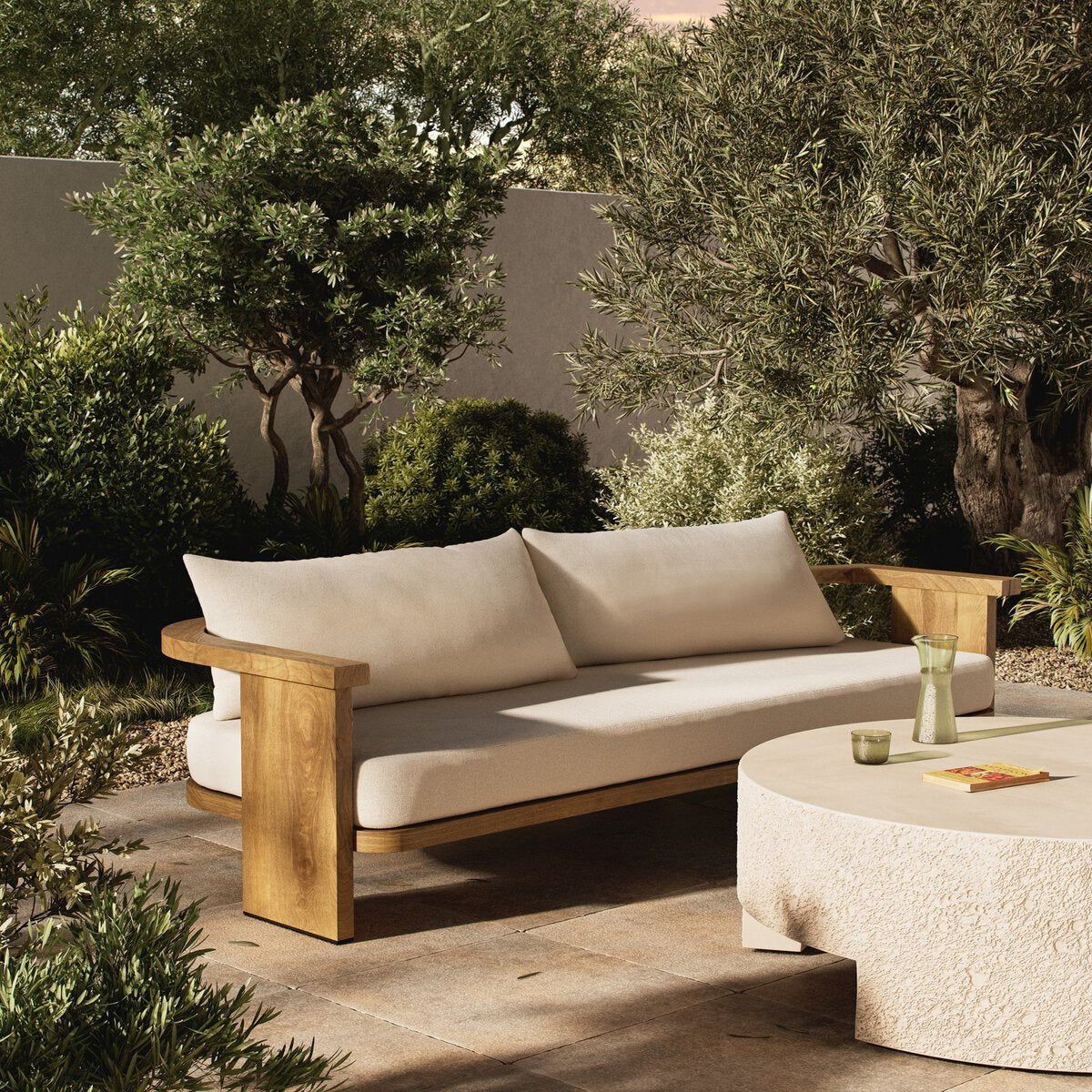 Tahana Outdoor Sofa-96" - Kings Fine Art & Decor