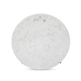 Marble Round Coffee Table With Iron - Kings Fine Art & Decor