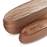 Textured Glass Oval Vases - Kings Fine Art & Decor