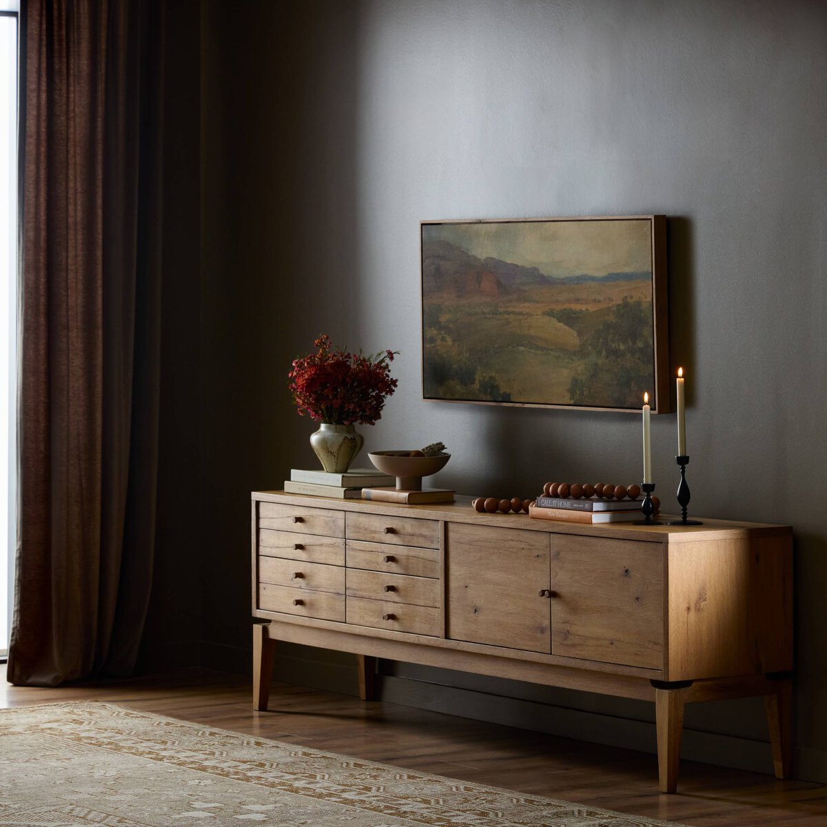 Bergstrom Media Console - Kings Fine Art & Decor