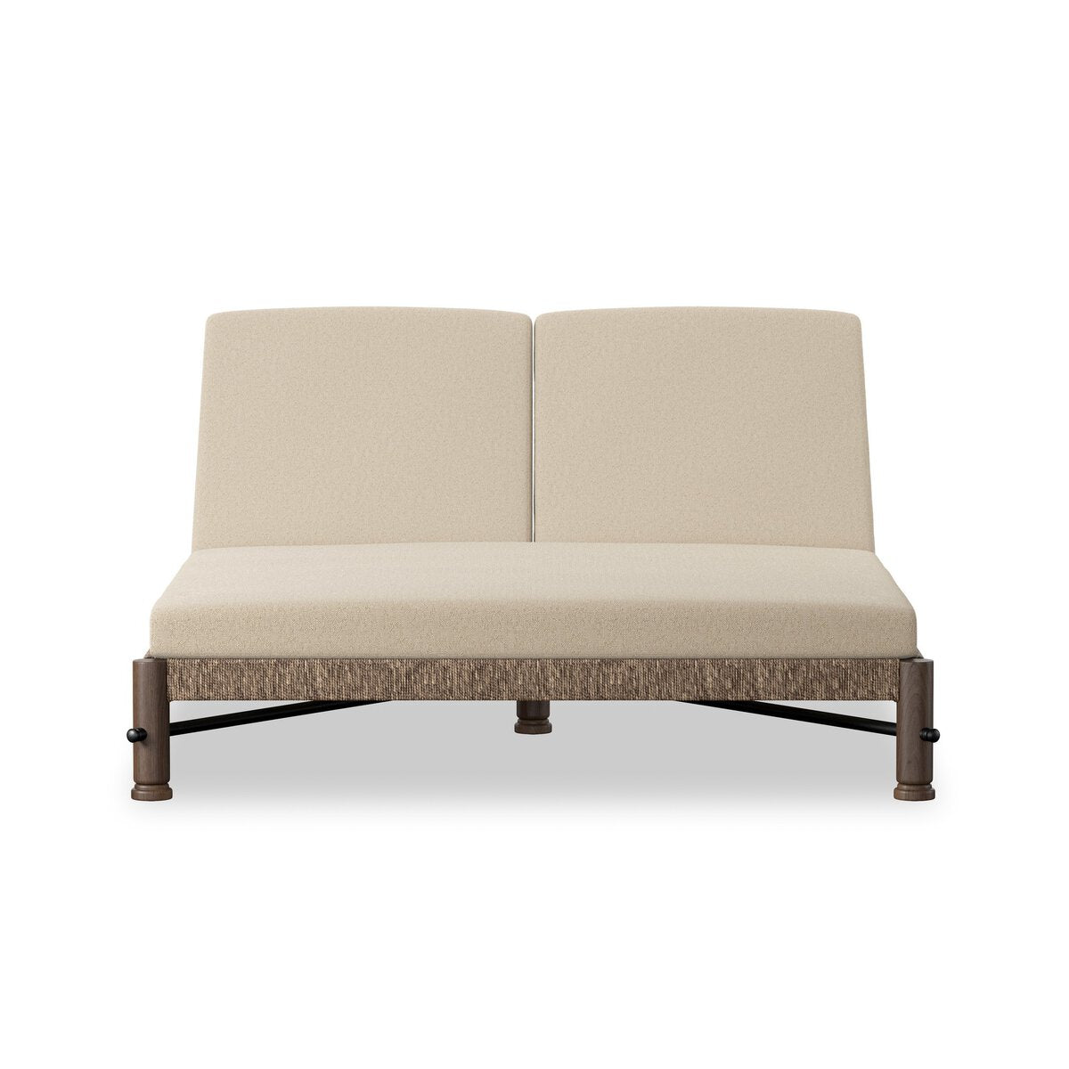 Finnegan Outdoor Double Chaise - Kings Fine Art & Decor