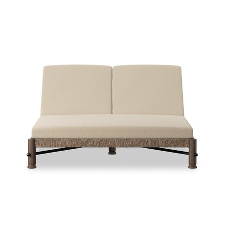 Finnegan Outdoor Double Chaise - Kings Fine Art & Decor