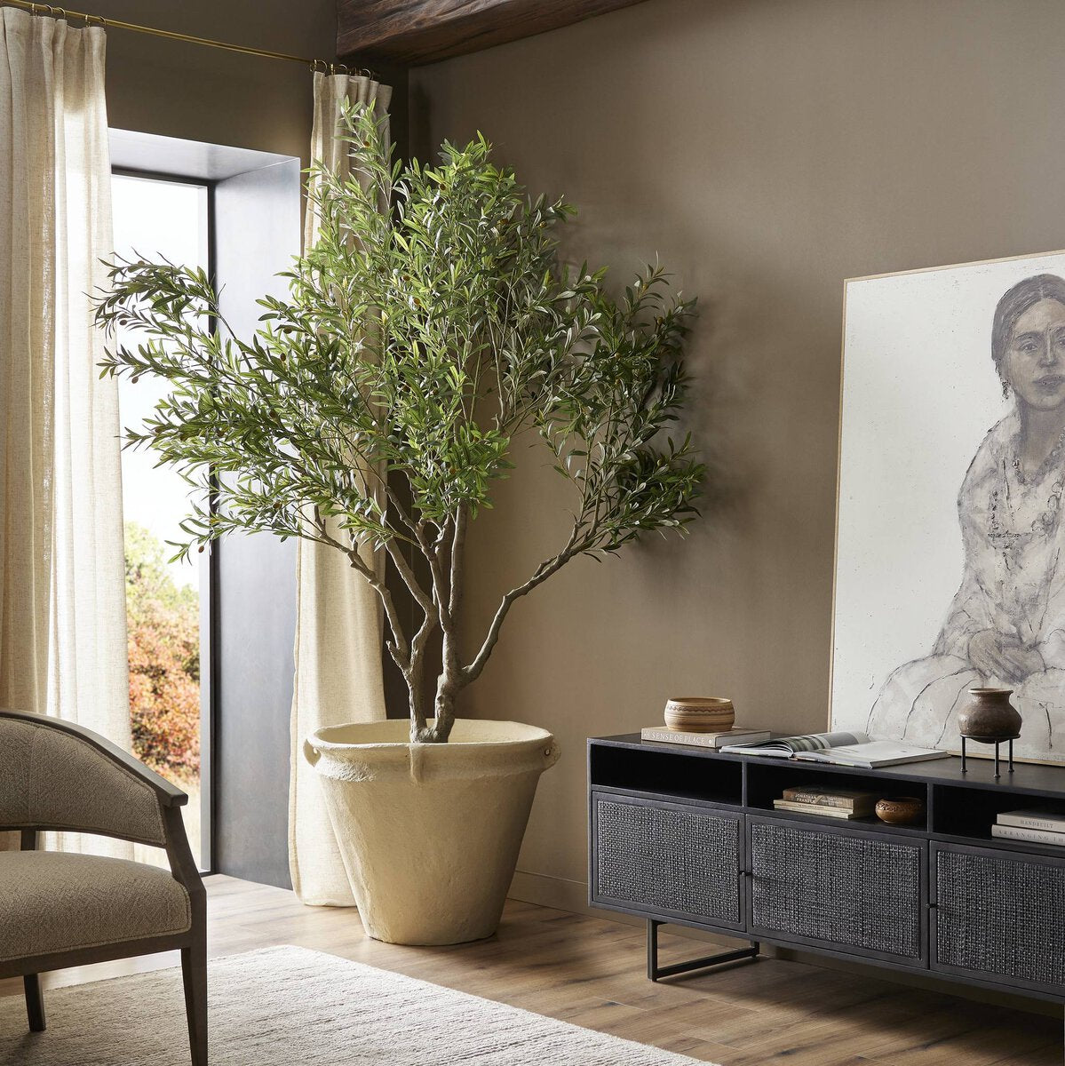 Olivos Paper Mache Vessel-Tall - Kings Fine Art & Decor