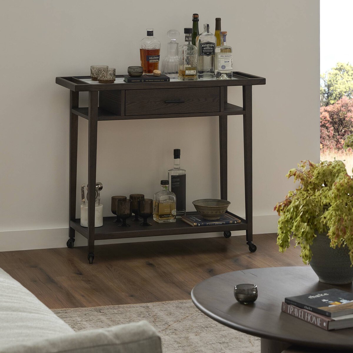 Dorrit Bar Cart - Kings Fine Art & Decor