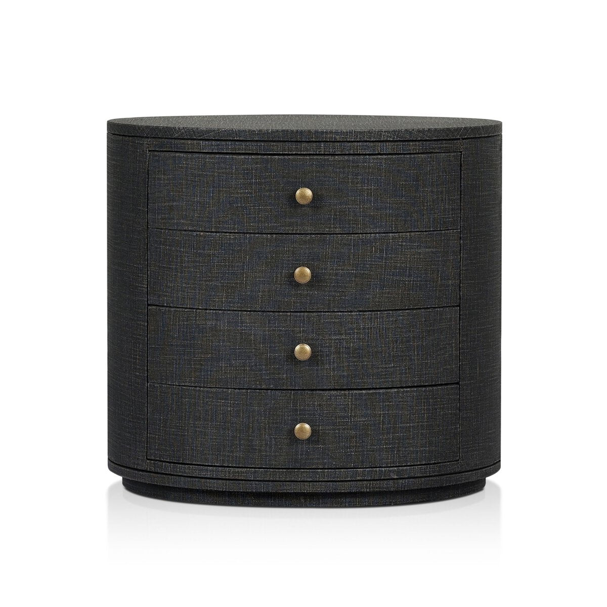 Amelia Oval Nightstand - Kings Fine Art & Decor