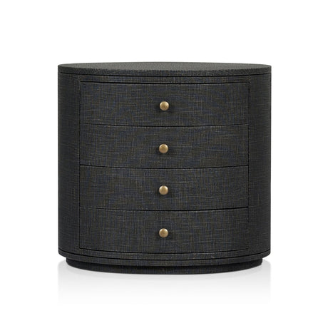 Amelia Oval Nightstand - Kings Fine Art & Decor