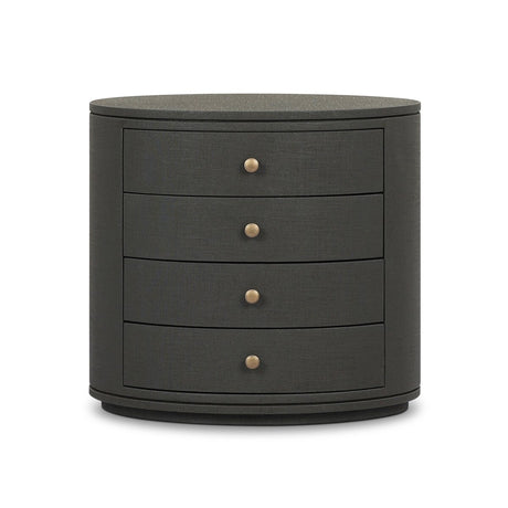 Amelia Oval Nightstand - Kings Fine Art & Decor