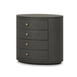 Amelia Oval Nightstand - Kings Fine Art & Decor