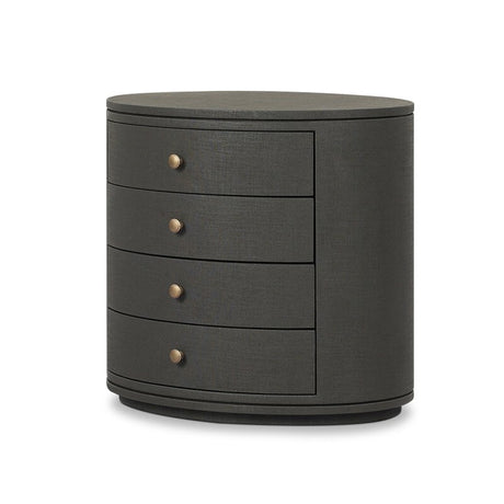 Amelia Oval Nightstand - Kings Fine Art & Decor