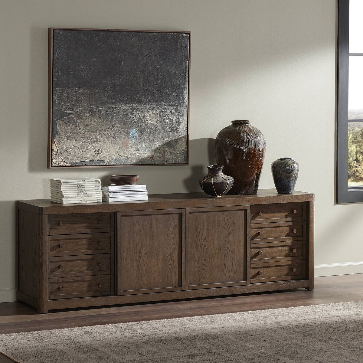 Miko Media Console - Kings Fine Art & Decor