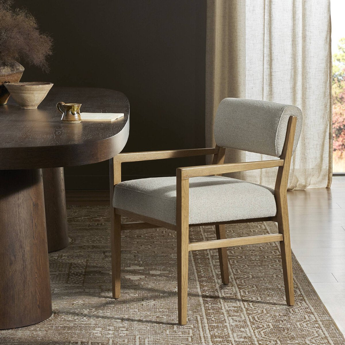 Navid Dining Arm Chair - Kings Fine Art & Decor
