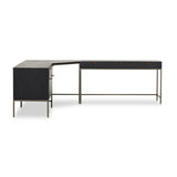 Trey Wide Filing Cabinet Desk System - Kings Fine Art & Decor