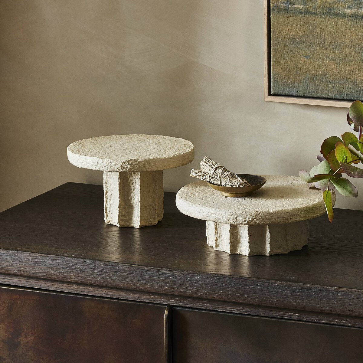 Sumba Pedestal Set - Kings Fine Art & Decor
