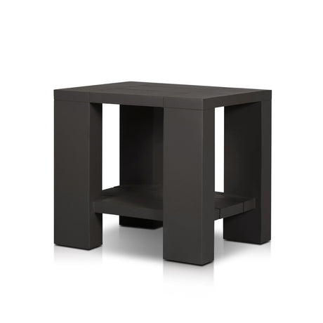 Roca Outdoor Metal End Table - Kings Fine Art & Decor