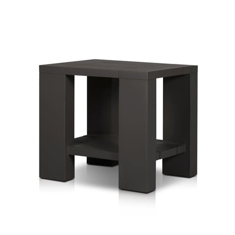 Roca Outdoor Metal End Table - Kings Fine Art & Decor