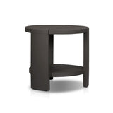 Roca Outdoor Round Metal End Table - Kings Fine Art & Decor
