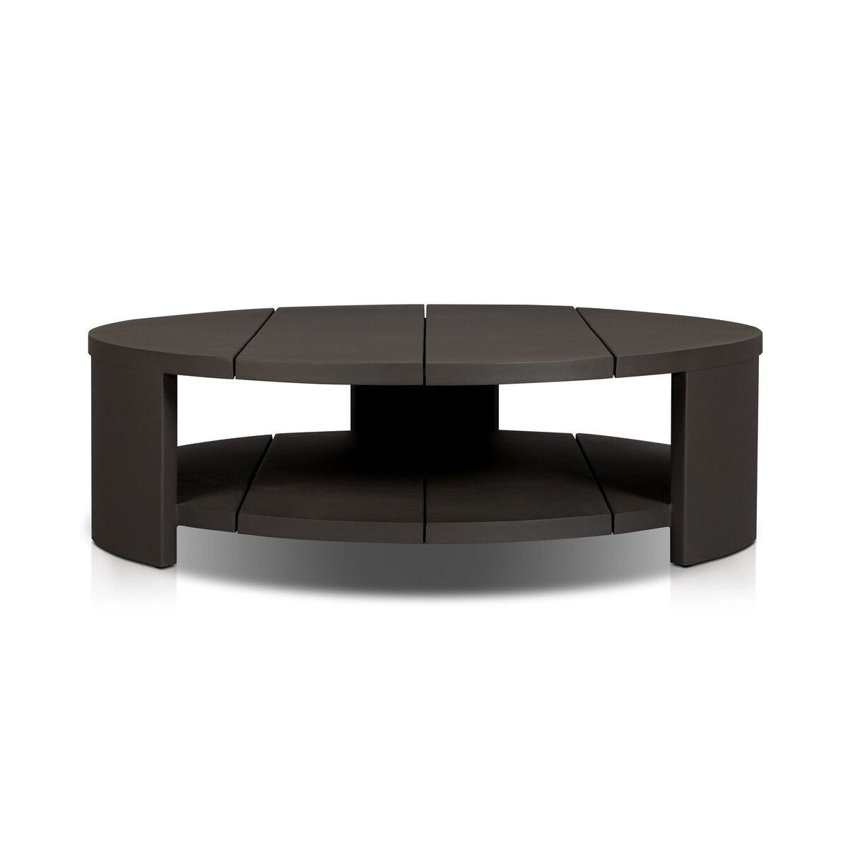 Roca Outdoor Round Metal Coffee Table - Kings Fine Art & Decor