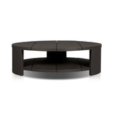 Roca Outdoor Round Metal Coffee Table - Kings Fine Art & Decor