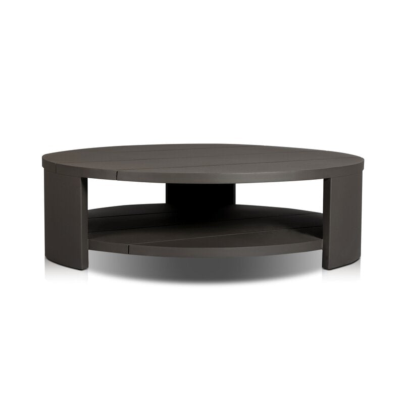 Roca Outdoor Round Metal Coffee Table - Kings Fine Art & Decor