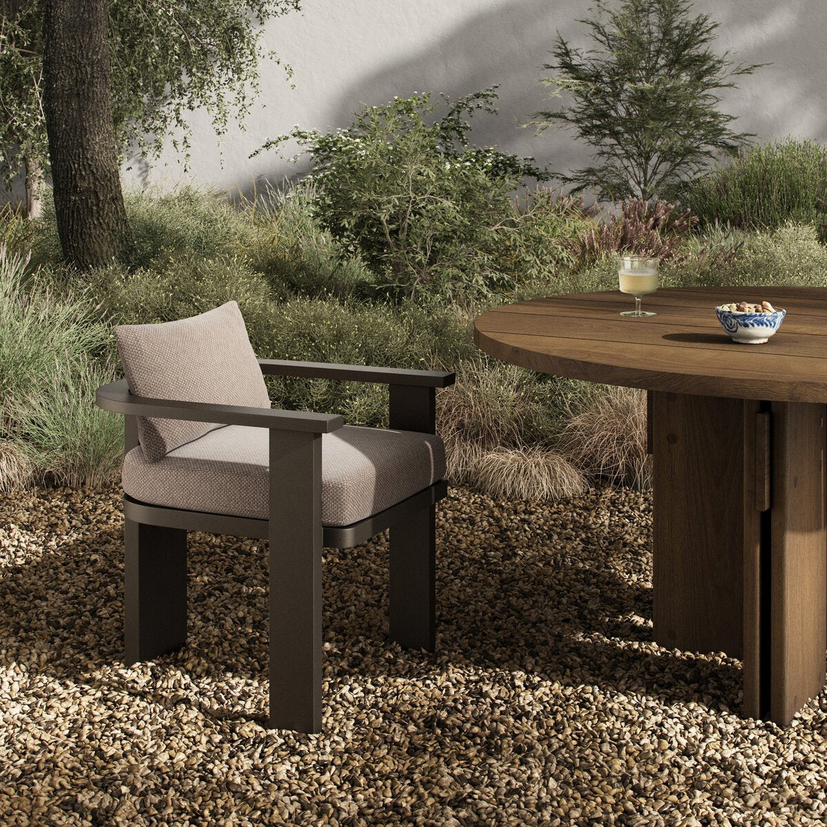 Tahana Outdoor Metal Dining Chair - Kings Fine Art & Decor