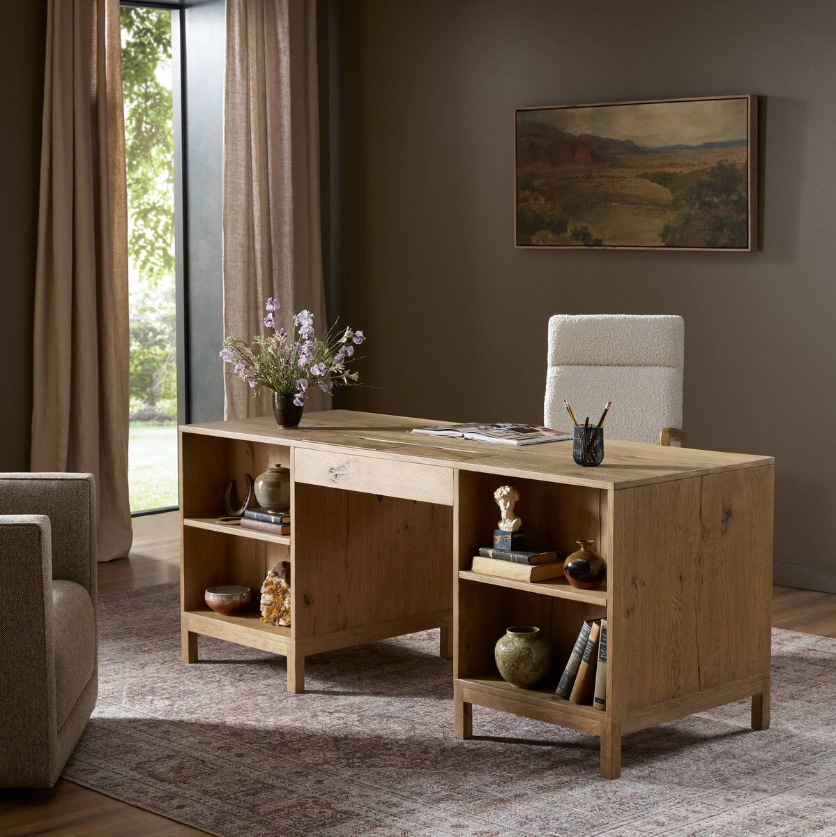 Tula Executive Desk - Kings Fine Art & Decor