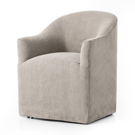 Cove Dining Chair With Casters - Kings Fine Art & Decor