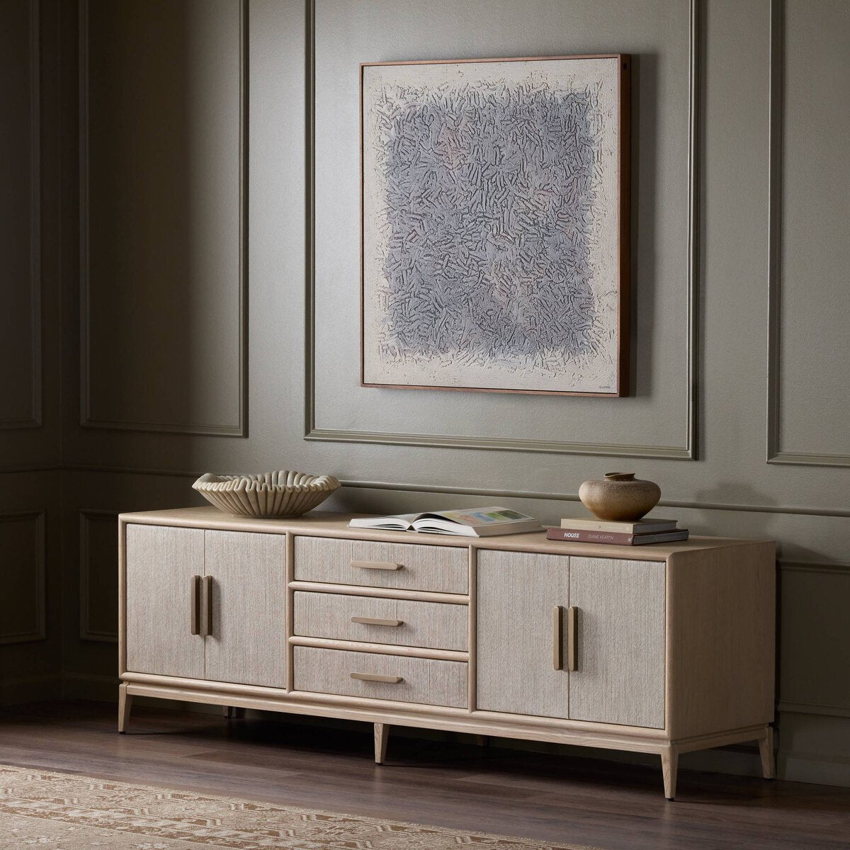 Rosenell Media Console - Kings Fine Art & Decor