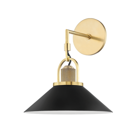 syosset-wall-sconce-2601-AGB/BK