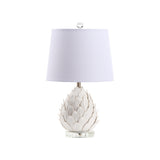 White Artichoke Lamp