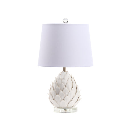 White Artichoke Lamp